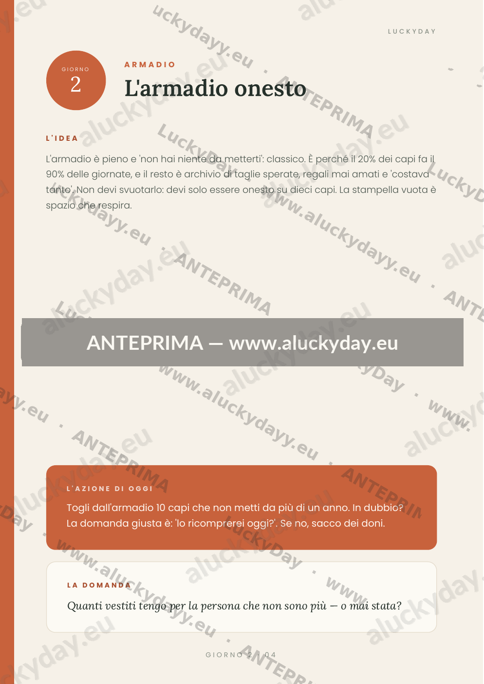 Casa Leggera — 7 giorni di decluttering senza stress (PDF) - immagine 2