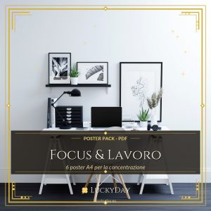 Poster Pack — Focus & Lavoro (6 poster A4, PDF)