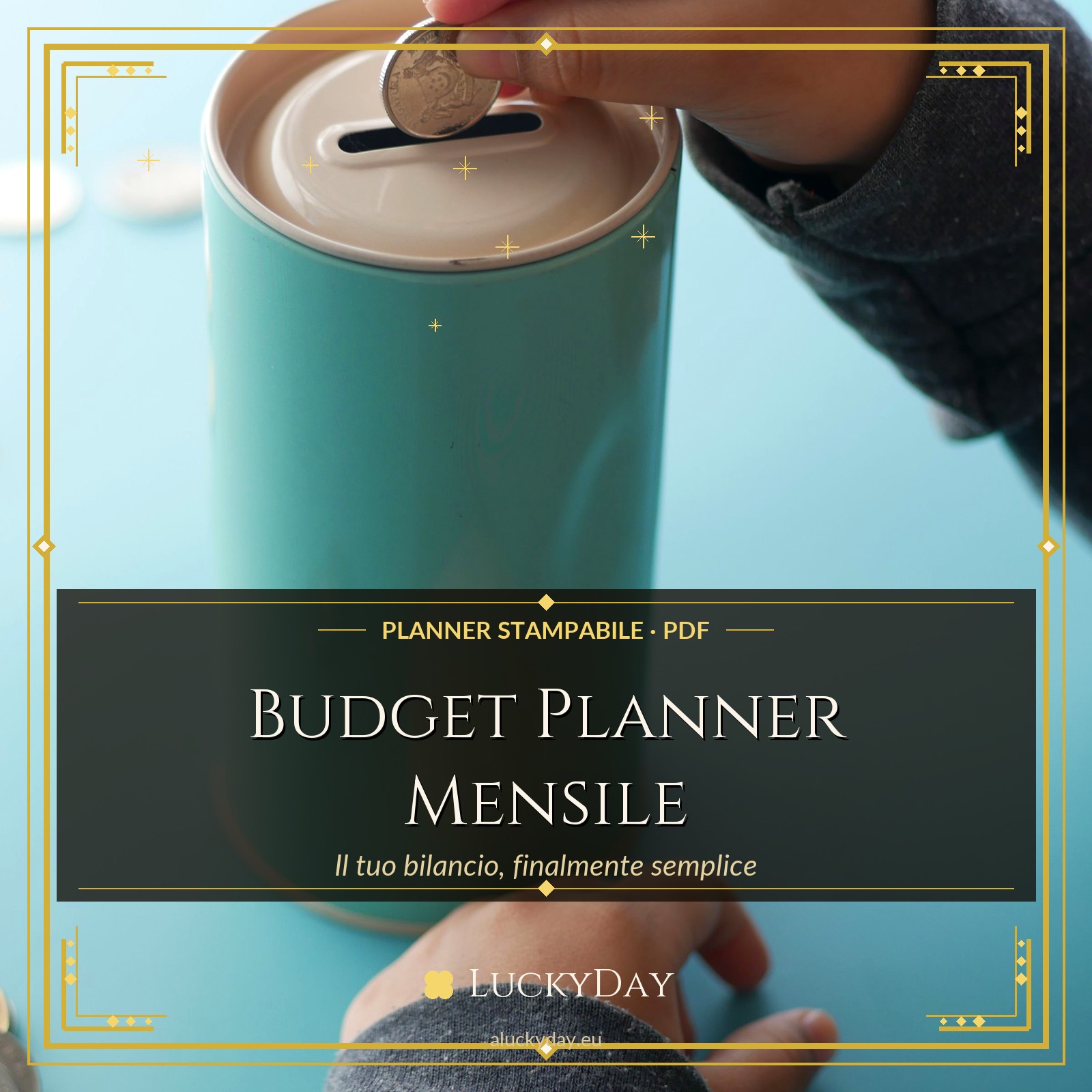 Budget Planner Mensile — Stampabile (PDF)