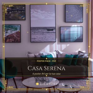 Poster Pack — Casa Serena (6 poster A4, PDF)