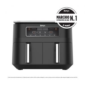 Ninja Foodi Dual Zone AF300EU - Friggitrice ad aria 7,6 L doppio cestello